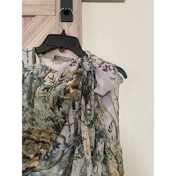 NWT Alberta Ferretti sleeveless silk top 40 US 4 - Picture 2 of 11